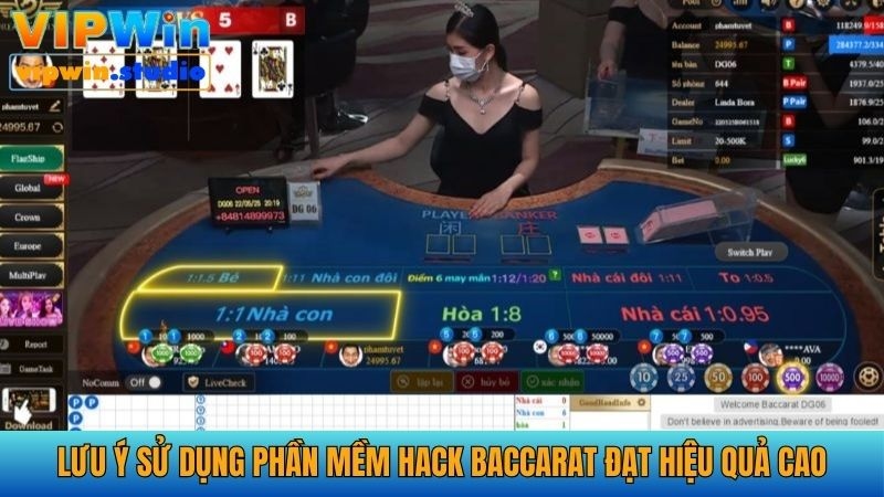 Phần Mềm Hack Baccarat - Công Cụ Dự Đoán Kết Quả Chuẩn 90% 5 Các lưu ý cần thiết giúp bet thủ sử dụng tool Baccarat hiệu quả